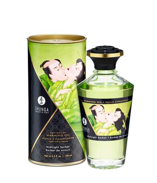 Sextoys, sexshop, loveshop, lingerie sexy : Huiles de Massage et bougies : Shunga Huile Aphrodisiaque Baisers Intimes - Sorbe...