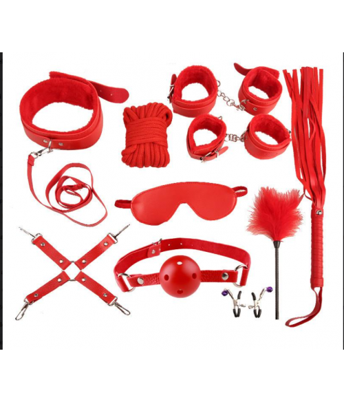 Sextoys, sexshop, loveshop, lingerie sexy : Kit BDSM : Coffret Fetish fourrure rouge BDSM Sextoys, sexshop, loveshop, lingerie sexy : Kit BDSM : Coffret Fetish fourrure rouge BDSM