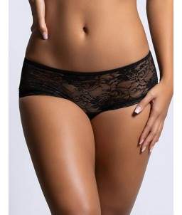 Sextoys, sexshop, loveshop, lingerie sexy : Strings & Boxers : Culotte Lacet sans Entrejambe Noir XL