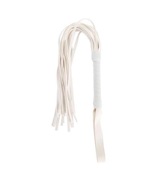 Sextoys, sexshop, loveshop, lingerie sexy : Tapettes et Fouets : Fouet martinet blanc bdsm