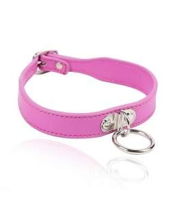 Pink dog collar BDSM