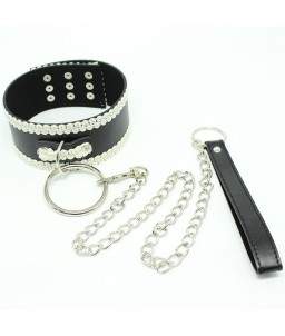 Black collar and leash with...