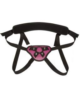 Purple strapon belt dildo