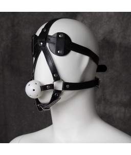 Ball gag with BDSM eye patch