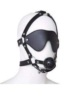 Black ball gag with BDSM...