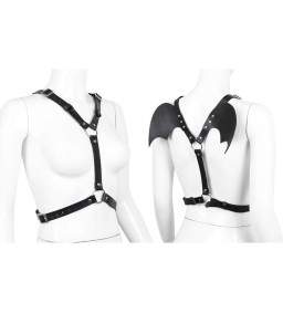 Men's BDSM harness with wings