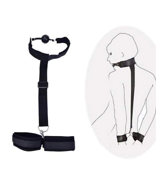 Sextoys, sexshop, loveshop, lingerie sexy : SM Contraintes : Contraintes BDSM menottes et baillon