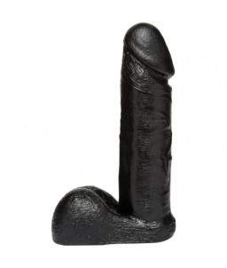 Sextoys, sexshop, loveshop, lingerie sexy : Gode Réaliste : Godemichet couleur noire Réaliste Vac-U-Lock 18cm