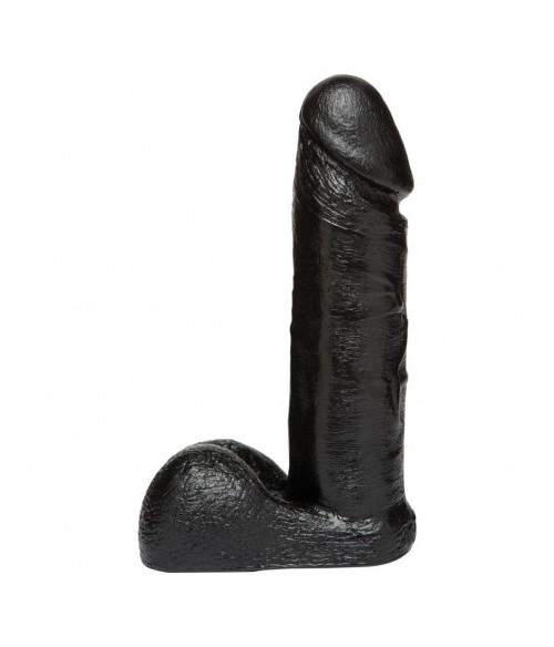 Sextoys, sexshop, loveshop, lingerie sexy : Gode Réaliste : Godemichet couleur noire Réaliste Vac-U-Lock 18cm