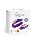Sextoys, sexshop, loveshop, lingerie sexy : Sextoys luxe : Satisfyer Partner Plus Remote Waterproof violet