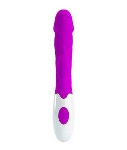 Sextoys, sexshop, loveshop, lingerie sexy : Vibro Rabbit : Vibromasseur Pretty Love en silicone violet Peter