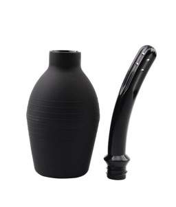 Sextoys, sexshop, loveshop, lingerie sexy : Hygiène intime : Poire de Lavement Noire Black mont