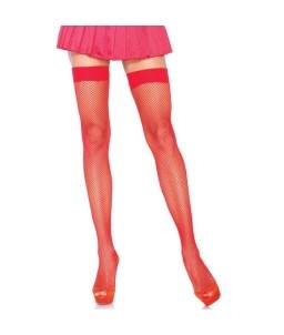 Sextoys, sexshop, loveshop, lingerie sexy : Bas & Collants : Leg avenue- Sexy Bas Résille Rouge