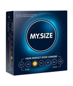 Sextoys, sexshop, loveshop, lingerie sexy : Préservatifs : My size boite de 3 Préservatifs 53