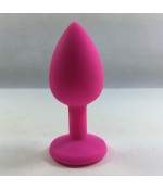 Bijou anal Rosebud argenté small