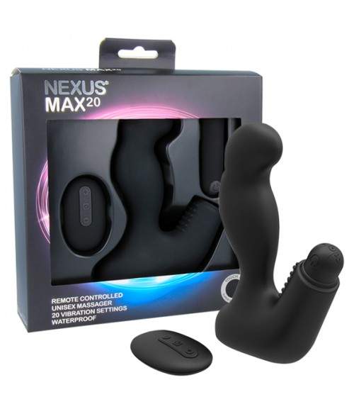 Sextoys, sexshop, loveshop, lingerie sexy : Sextoys luxe : Vibromasseur Nexus Anal Max 20 Noir