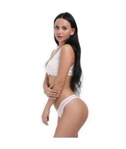 Sextoys, sexshop, loveshop, lingerie sexy : Ensemble lingerie sexy : Ensemble Lingerie sexy blanc dentelle S