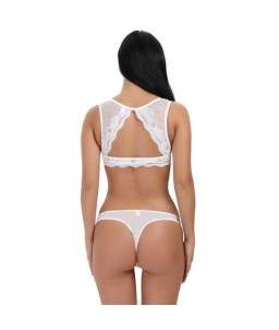 Sextoys, sexshop, loveshop, lingerie sexy : Ensemble lingerie sexy : Ensemble Lingerie sexy blanc dentelle S