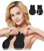 Sextoys, sexshop, loveshop, lingerie sexy : Nippies Cache Seins : Redresse seins forme lapin noir XXL