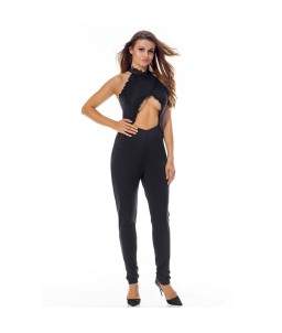 Combinaison sexy noire dentelle M