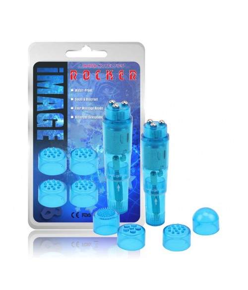 Sextoys, sexshop, loveshop, lingerie sexy : Stimulateur Clitoris : Stimulateur Rocket massager bleu