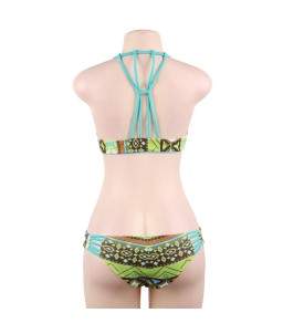 Sextoys, sexshop, loveshop, lingerie sexy : Lingerie sexy grande taille : Sexy Bikini Multicouleur vert XL