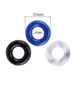 Sextoys, sexshop, loveshop, lingerie sexy : Anneaux Vibrants & Cockring : Lovetoy-Pack de 3 Anneaux Pour Pénis et Testicules TPE
