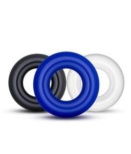 Sextoys, sexshop, loveshop, lingerie sexy : Anneaux Vibrants & Cockring : Lovetoy-Pack de 3 Anneaux Pour Pénis et Testicules TPE