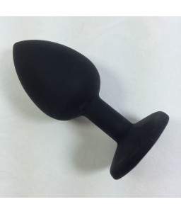 Sextoys, sexshop, loveshop, lingerie sexy : Rosebud - bijou anal : Bijou anal Rosebud noir small bijou orange