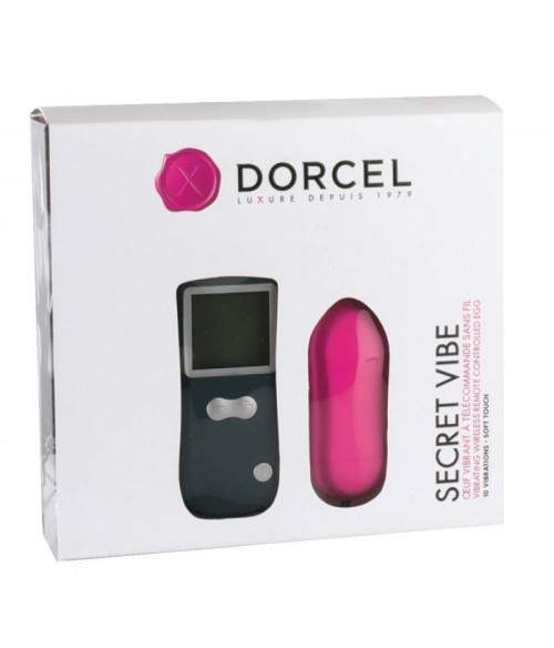 Sextoys, sexshop, loveshop, lingerie sexy : Sextoys luxe : Dorcel -Oeuf Télécommandé Secret Vibe