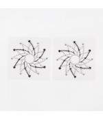 Sextoys, sexshop, loveshop, lingerie sexy : Nippies Cache Seins : Nippies Cache tétons Noir et diamant