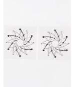 Sextoys, sexshop, loveshop, lingerie sexy : Nippies Cache Seins : Nippies Cache tétons Noir et diamant