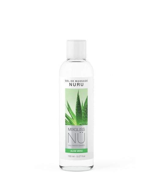 Sextoys, sexshop, loveshop, lingerie sexy : Massage Nuru : Mixgliss - Gel de massage nuru aloe vera 150 ml
