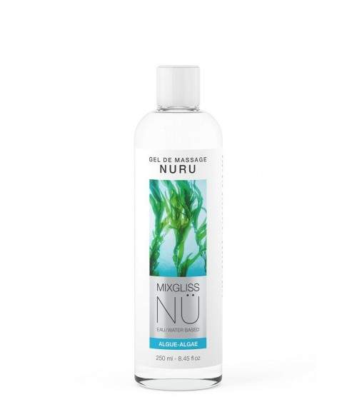 Sextoys, sexshop, loveshop, lingerie sexy : Massage Nuru : Mixgliss - Gel de massage nuru algue 250 ml