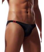 Sextoys, sexshop, loveshop, lingerie sexy : Lingerie Sexy Homme : Slip sexy homme noir et rouge