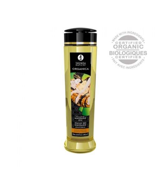 Sextoys, sexshop, loveshop, lingerie sexy : Huiles de Massage et bougies : Shunga Huile de Massage Erotique Organique - Douce...