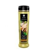 Shunga Huile de Massage Erotique Romance Fraise, Vin Pétillant