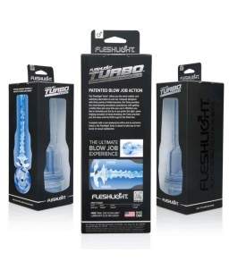 Sextoys, sexshop, loveshop, lingerie sexy : Vagin Artificiel : Fleshlight Turbo Blue Ice Textura Thrust