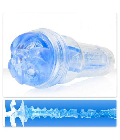 Sextoys, sexshop, loveshop, lingerie sexy : Vagin Artificiel : Fleshlight Turbo Blue Ice Textura Thrust