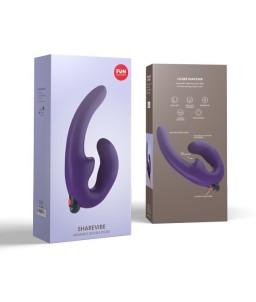 Sextoys, sexshop, loveshop, lingerie sexy : Sextoys luxe : Fun factory Godemichet Double Share Vibe Violet