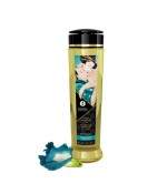 Shunga Huile de Massage Erotique Romance Fraise, Vin Pétillant