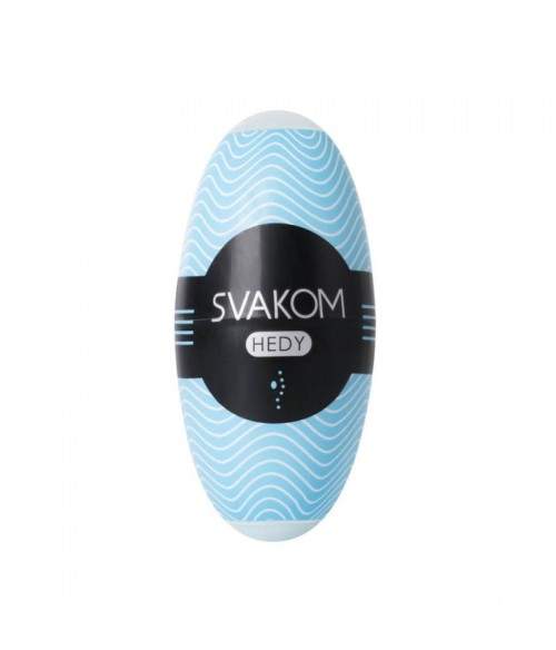 Sextoys, sexshop, loveshop, lingerie sexy : Vagin Artificiel : Svakom Hedy-Oeuf masturbateur bleu