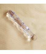 Sextoys, sexshop, loveshop, lingerie sexy : Gode en Verre : Godemichet en Verre transparent Dildo à picots