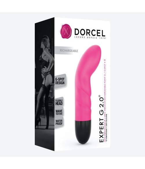 Sextoys, sexshop, loveshop, lingerie sexy : Sextoys luxe : Dorcel Vibromasseur Expert G 2.0