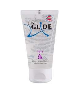 Sextoys, sexshop, loveshop, lingerie sexy : Lubrifiants à Base d'Eau : Lubrifiant pour Sextoys Just Glide - 50 ml