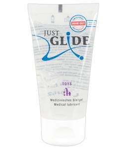 Sextoys, sexshop, loveshop, lingerie sexy : Lubrifiants à Base d'Eau : Lubrifiant pour Sextoys Just Glide - 50 ml