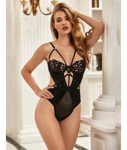 Sextoys, sexshop, loveshop, lingerie sexy : Lingerie sexy grande taille : Body sexy touché velours