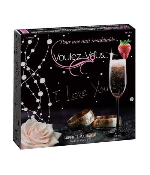 Sextoys, sexshop, loveshop, lingerie sexy : Coffret et Massage : Coffret Mariage Voulez-Vous...