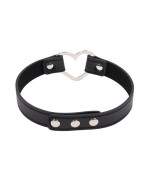 Sextoys, sexshop, loveshop, lingerie sexy : Colliers BDSM : Collier en forme de coeur bdsm