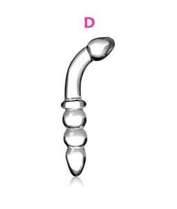 Sextoys, sexshop, loveshop, lingerie sexy : Gode en Verre : Godemichet en Verre Glass Dildo avec Poignée